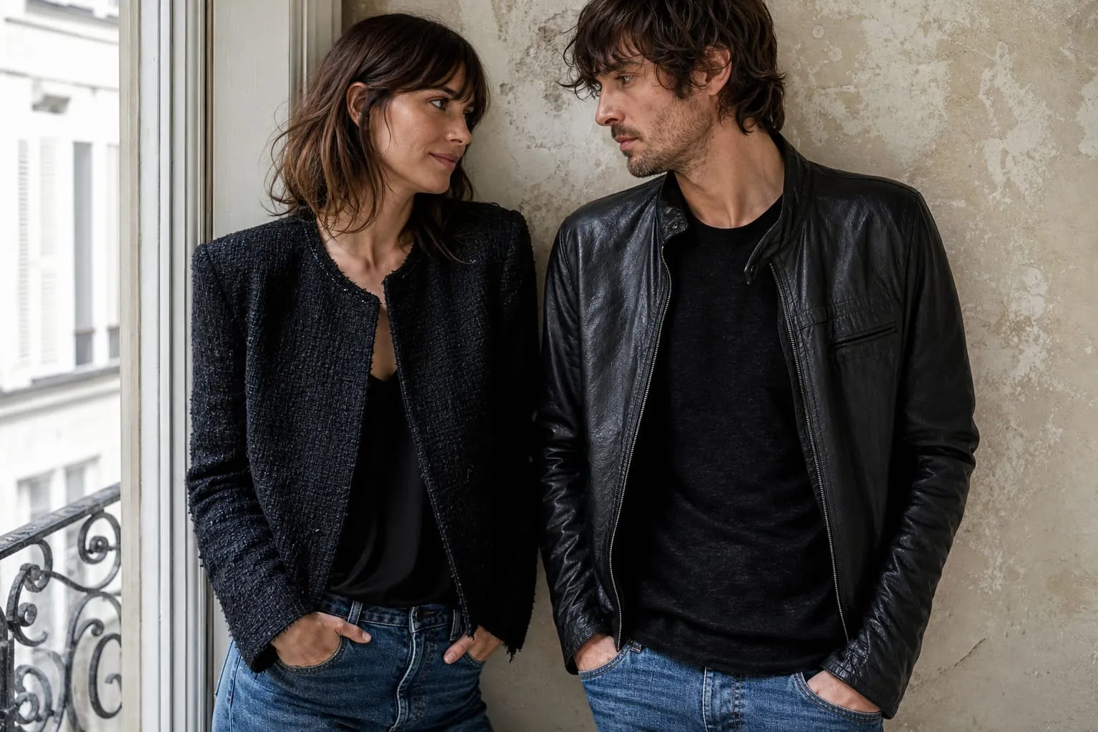 Le tailoring décontracté et le cuir souple, signatures du vestiaire IRO Paris.